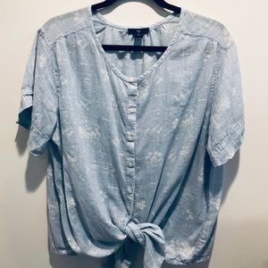 Blue GAP Short Sleeve Shirt
